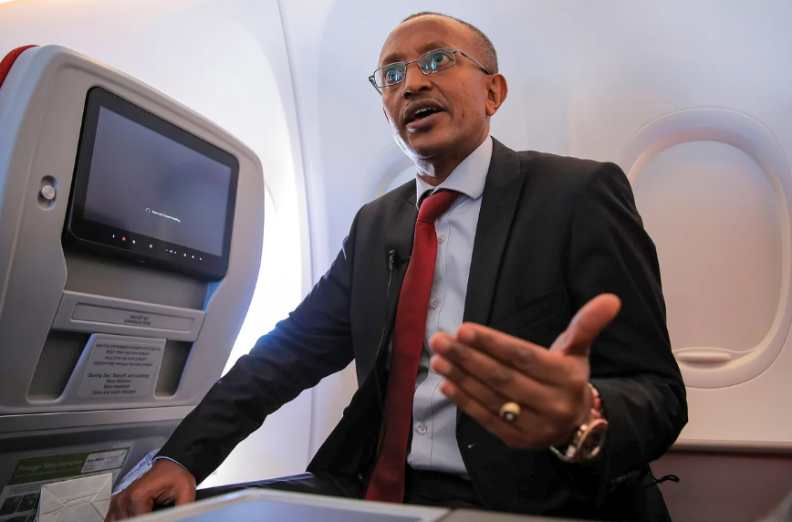 Since taking the helm at Asky, Esayas Woldemariam Hailu (pictured here in February 2022) has continued to expand the company’s regional presence and strengthen its market position.