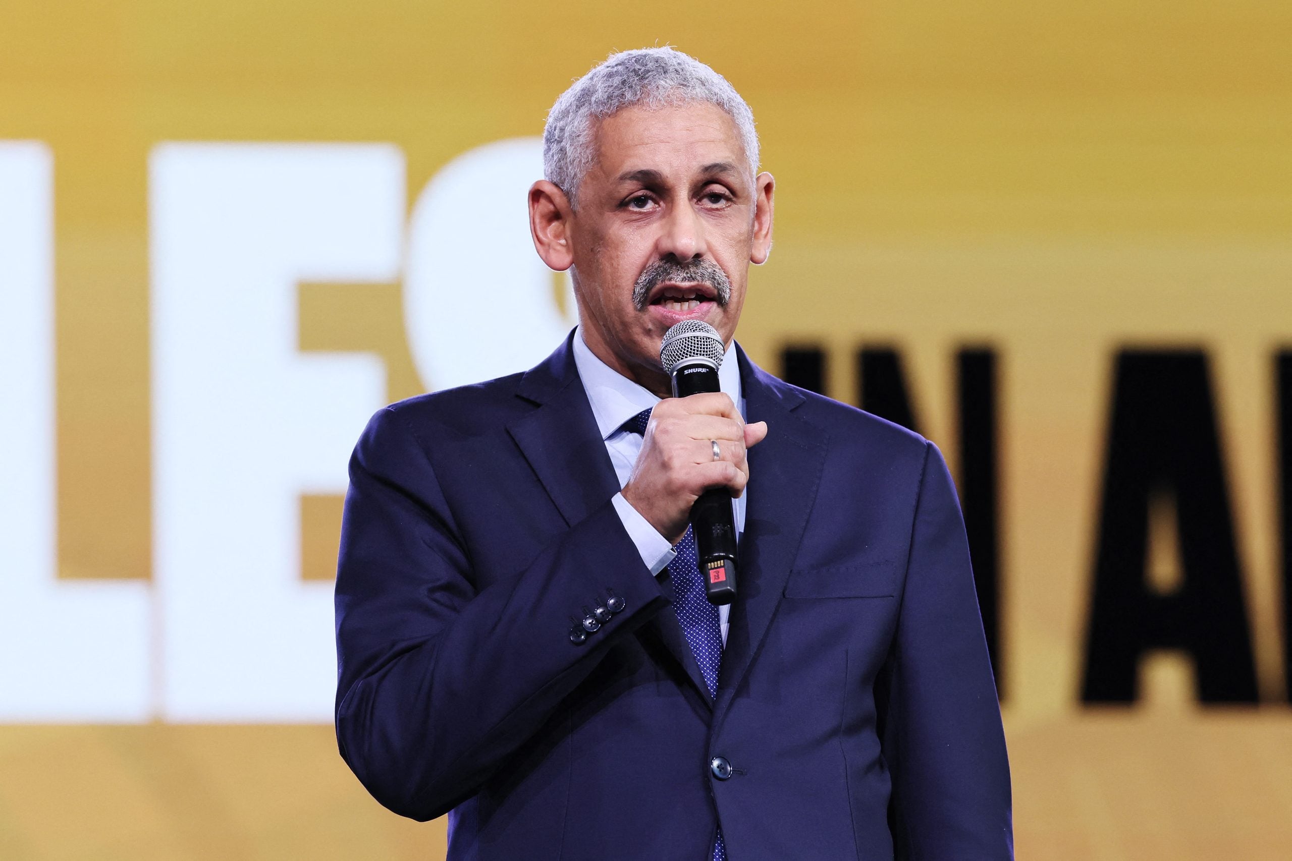 Sidi Ould Tah, president of the African Development Bank Group in Johannesburg on 21 November 2025.