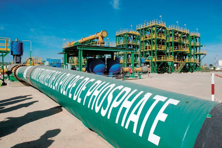 OCP’s Jorf Lasfar–Khouribga (J2K) pipeline in Morocco.
