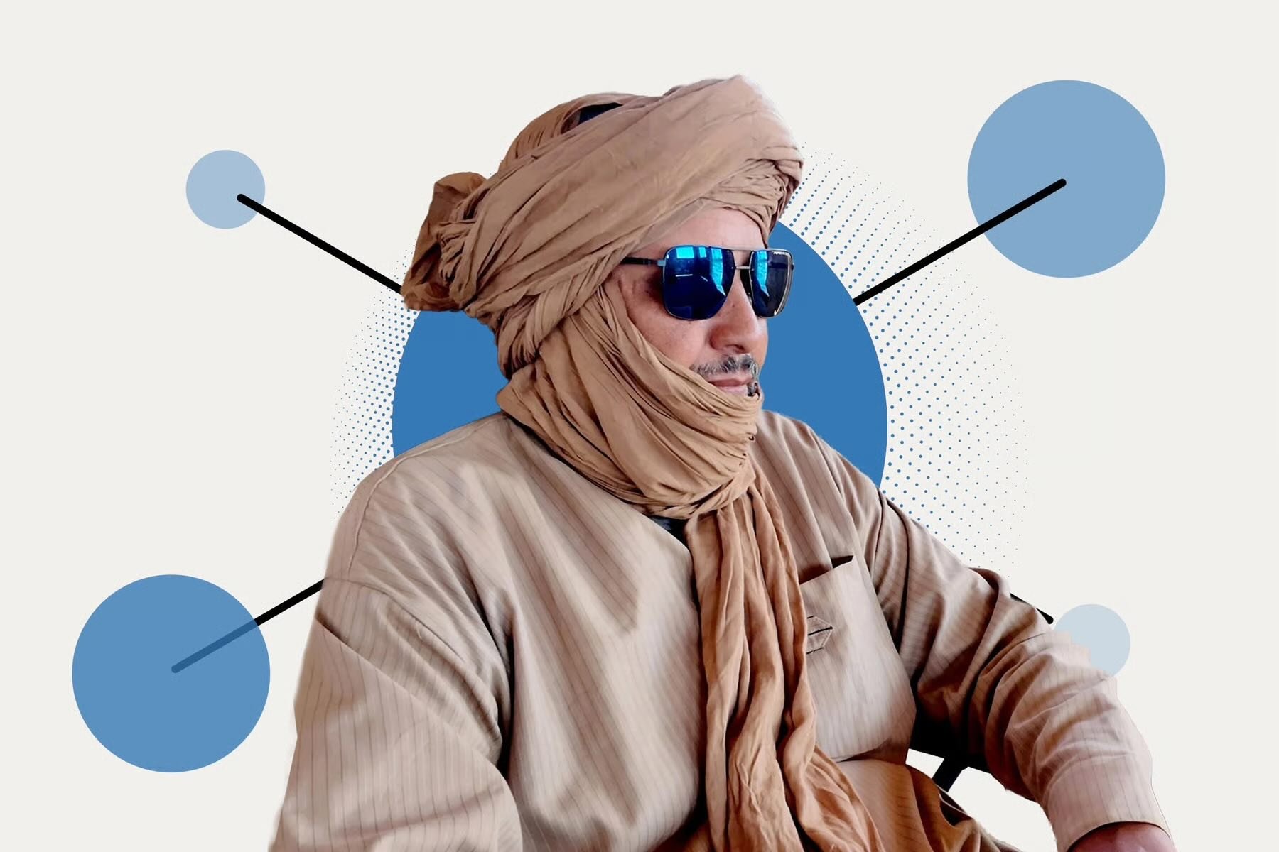 The inner circle of Alghabass Ag Intalla, architect of the alliance between rebels and jihadists