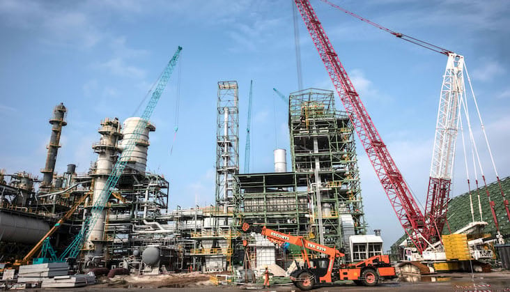 Dangote Refinery construction site Nigeria 1. Infrastructure Gaps