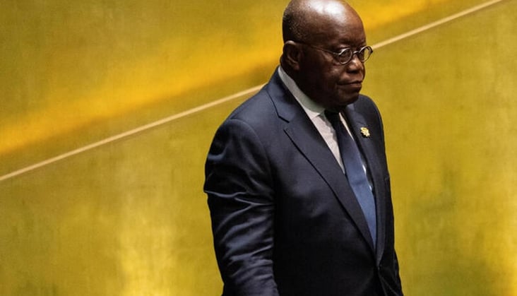 Outgoing Ghana President Nana Akufo-Addo. (REUTERS/Caitlin Ochs)